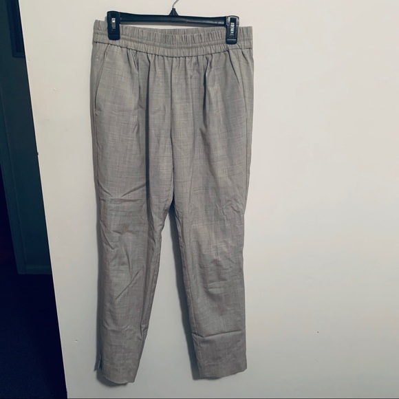 J. Crew wool Harlow jogger pant, light grey - Picture 3 of 5